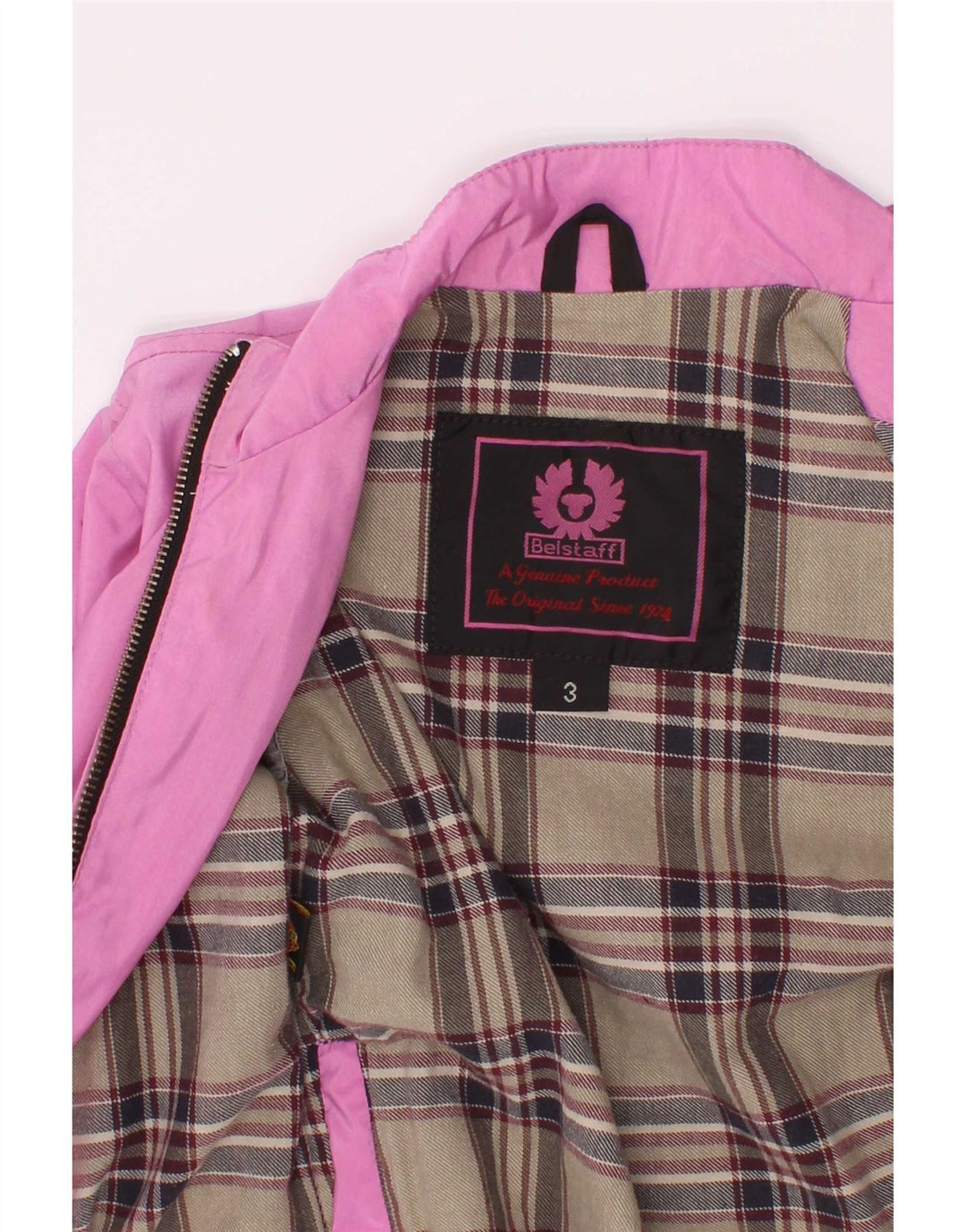 Belstaff Girls Bomber Jacket 2-3 Years Pink Nylon