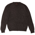 PIERRE CARDIN Mens V-Neck Jumper Sweater Medium Grey Acrylic