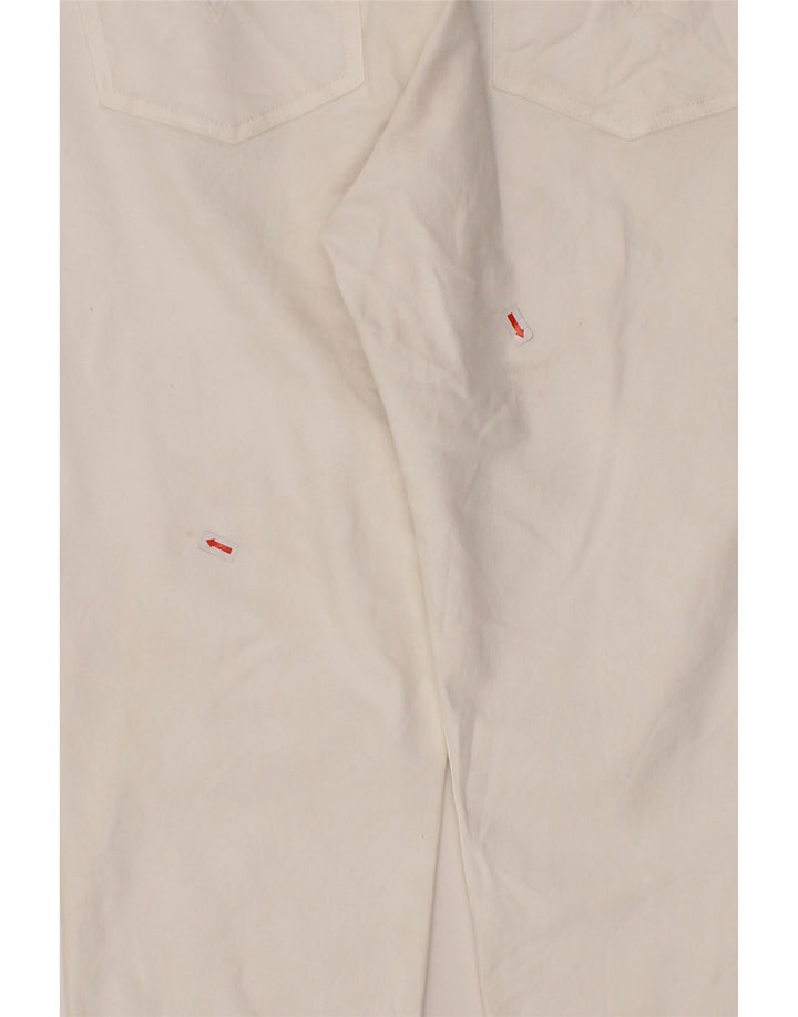 LEVI'S Womens Boyfriend Slim Jeans W32 L27  White Cotton Vintage Levi's and Second-Hand Levi's from Messina Hembry 