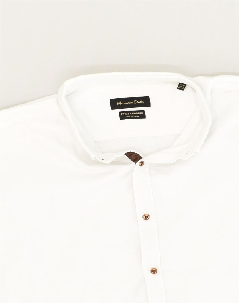 MASSIMO DUTTI Mens Shirt XL White | Vintage Massimo Dutti | Thrift | Second-Hand Massimo Dutti | Used Clothing | Messina Hembry 