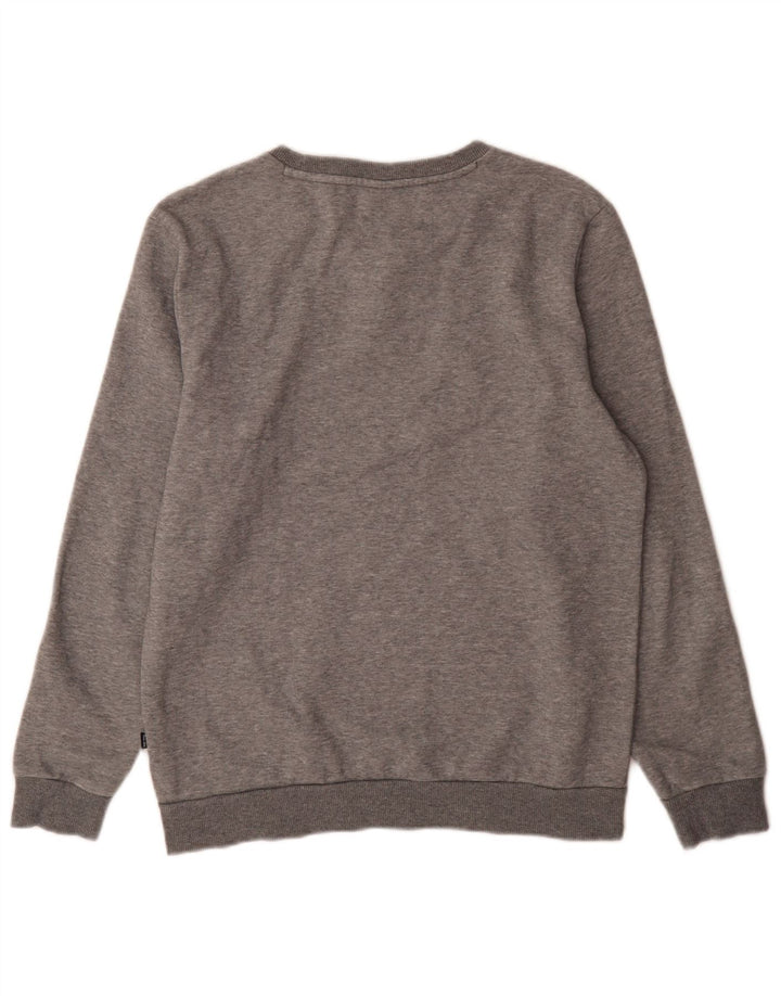 Puma Mens Graphic Sweatshirt Jumper Small Grey