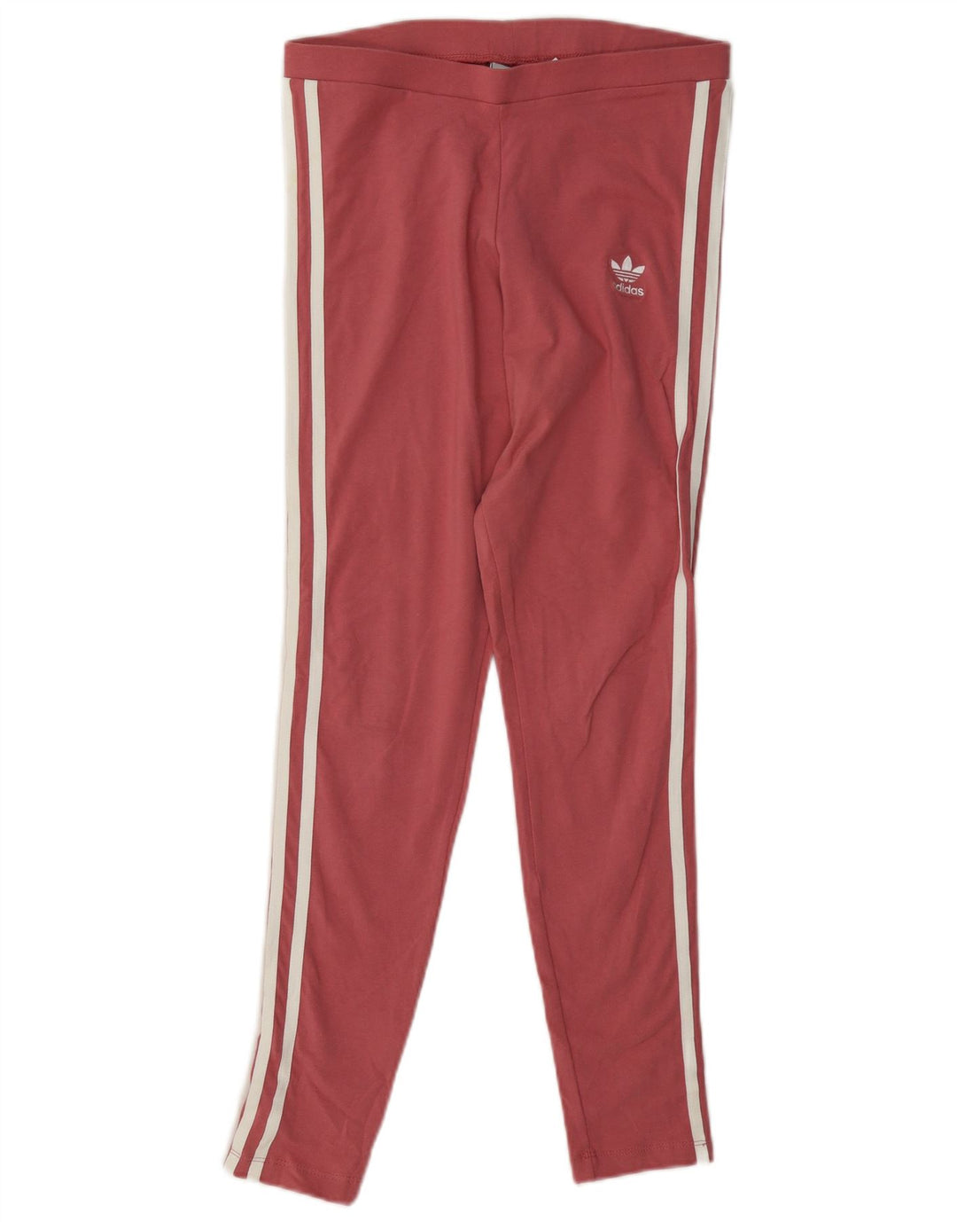 Adidas Womens Leggings UK 10 Small Pink Cotton