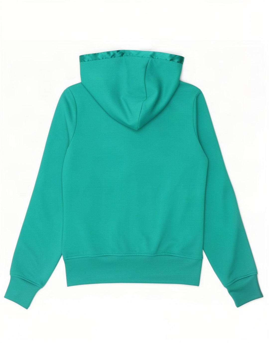Adidas Womens Hooded Tracksuit Top Jacket UK 8 Small Turquoise Polyester
