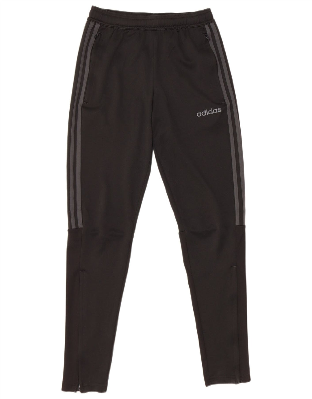 Adidas Womens Climalite Tracksuit Trousers UK 6 XS Black Polyester