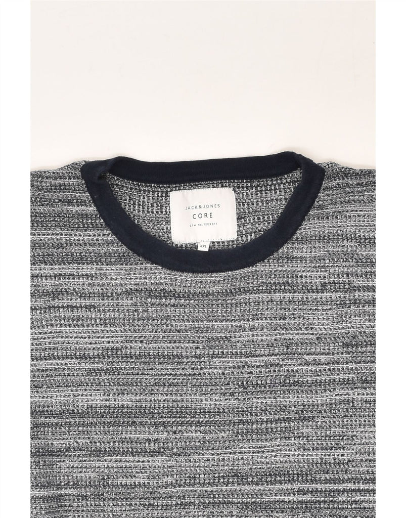 JACK & JONES Mens Crew Neck Jumper Sweater 2XL Navy Blue Cotton | Vintage Jack & Jones | Thrift | Second-Hand Jack & Jones | Used Clothing | Messina Hembry 