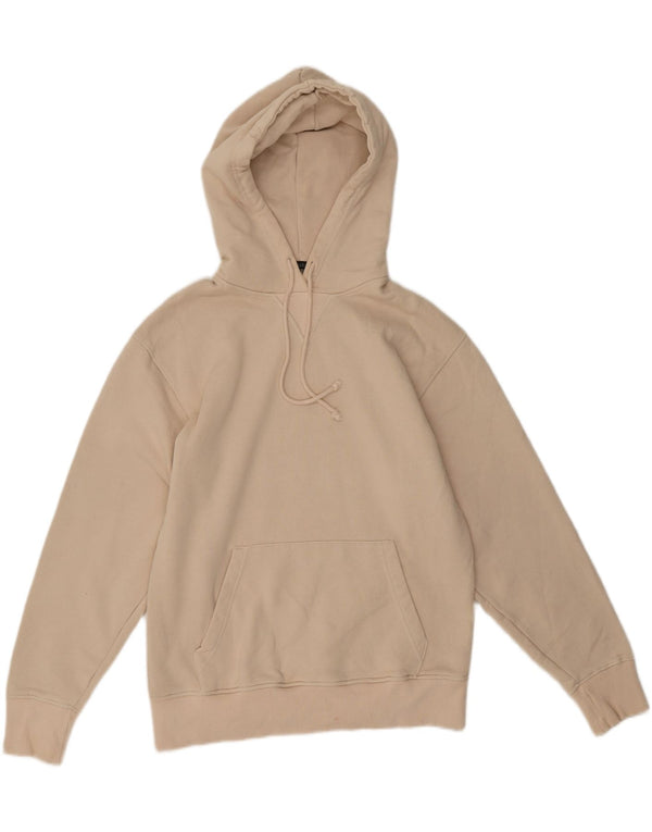 Zara Womens Oversized Hoodie Jumper UK 10 Small Beige