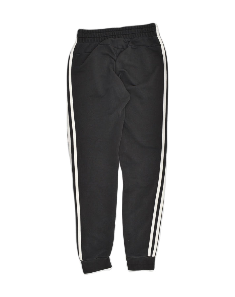 ADIDAS Womens Tracksuit Trousers Joggers UK 6 XS Black Cotton | Vintage Adidas | Thrift | Second-Hand Adidas | Used Clothing | Messina Hembry 