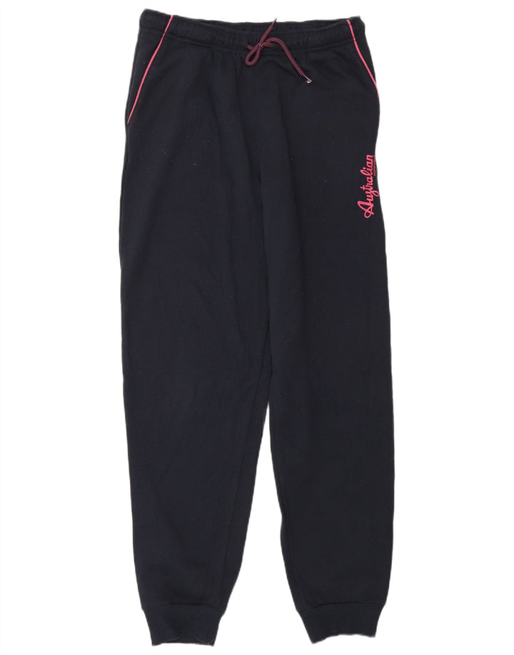 AUSTRALIAN L'ALPINA Womens Tracksuit Trousers UK 14 Large  Navy Blue