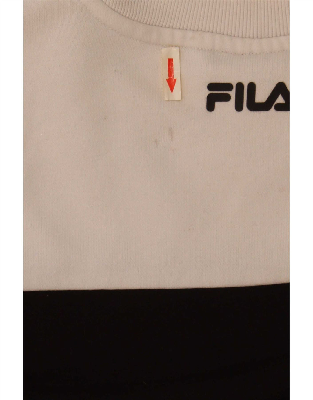 Fila Womens Graphic Sweatshirt Jumper UK 14 Medium Multicoloured