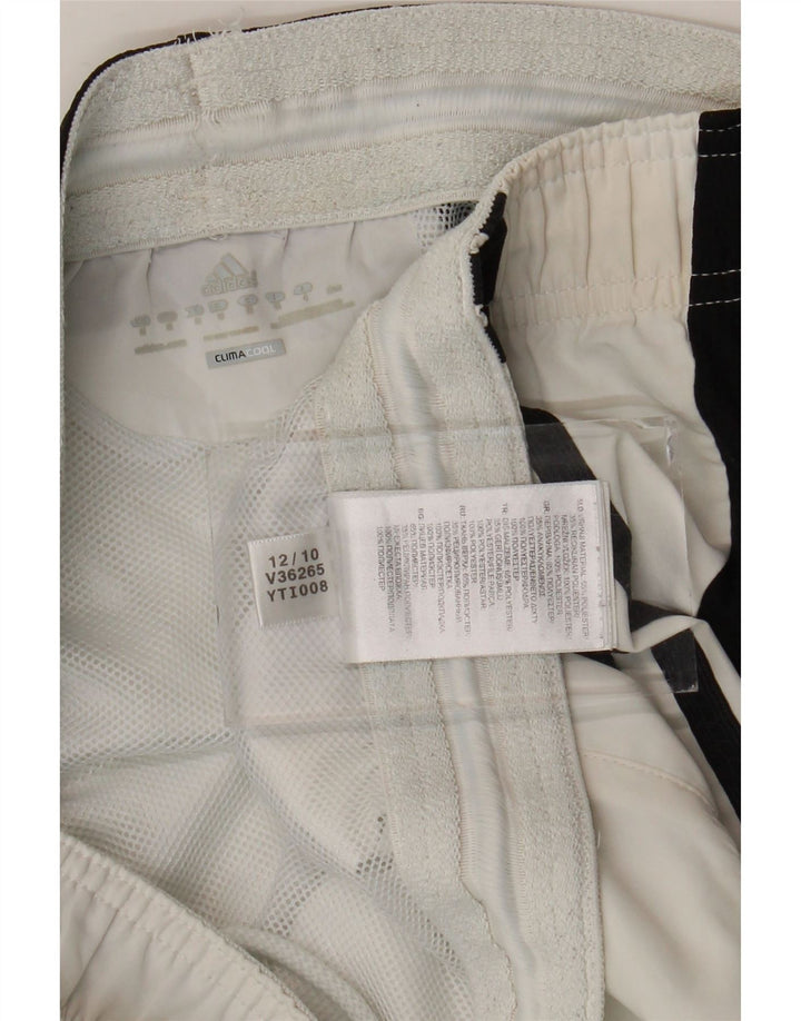 Adidas Mens Climacool Sport Shorts Medium  White Colourblock Polyester
