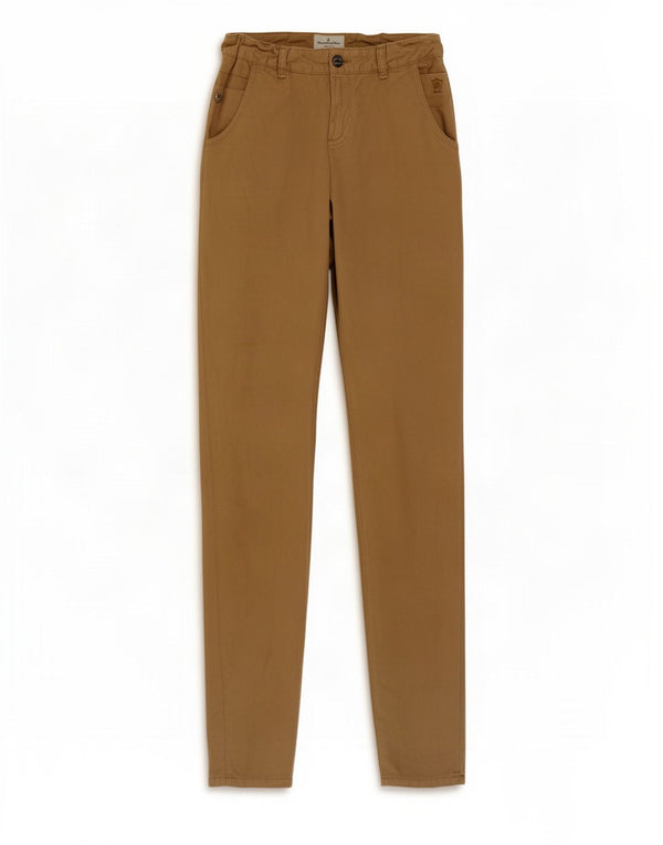 Massimo Dutti Boys Straight Casual Trousers 13-14 Years W26 L32 Beige