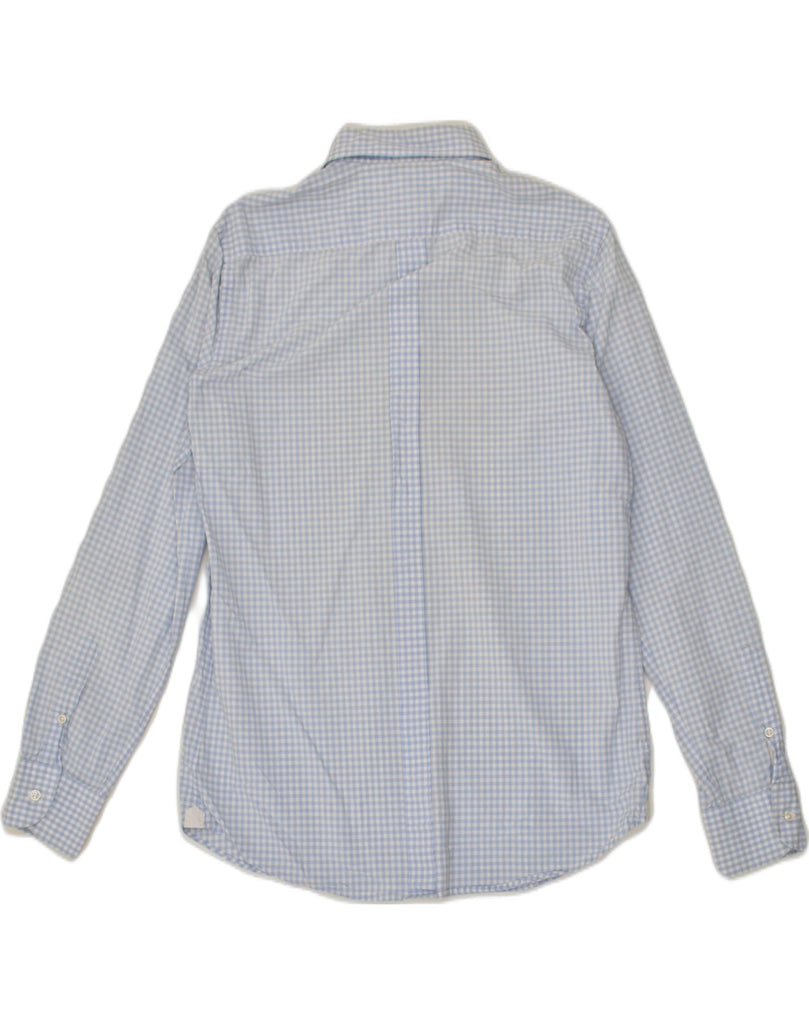 MASSIMO DUTTI Mens Casual Fit Shirt Medium Blue Gingham | Vintage Massimo Dutti | Thrift | Second-Hand Massimo Dutti | Used Clothing | Messina Hembry 