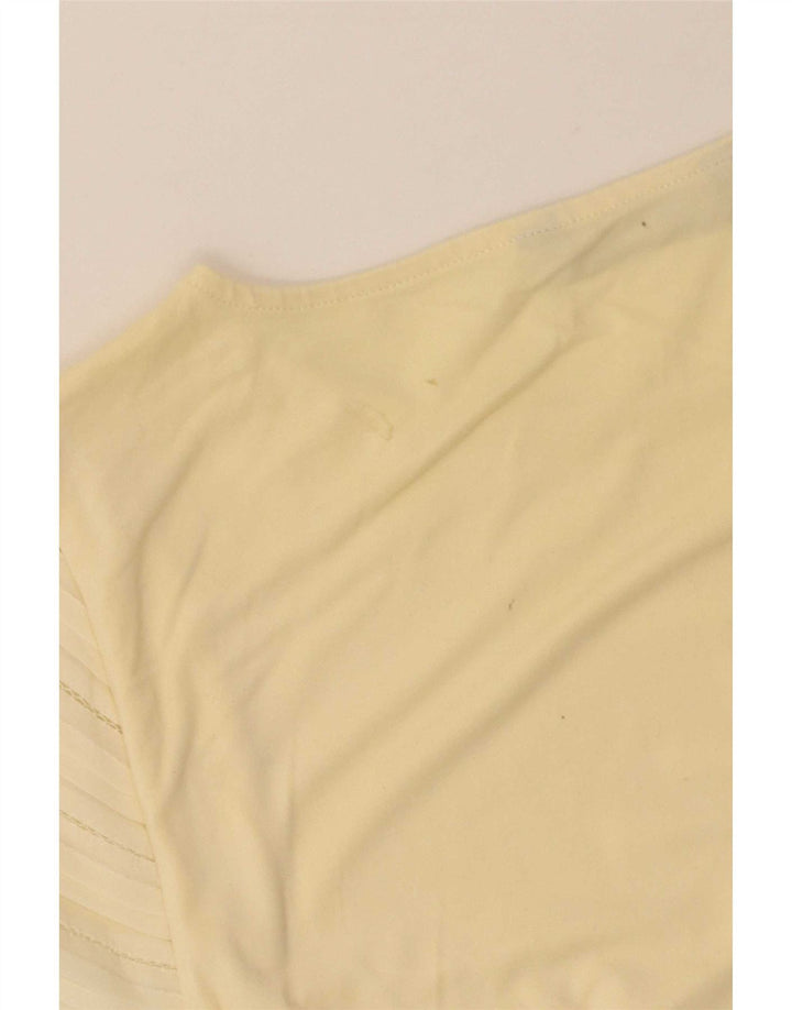 Ralph Lauren Womens T-Shirt Top UK 10 Small Yellow