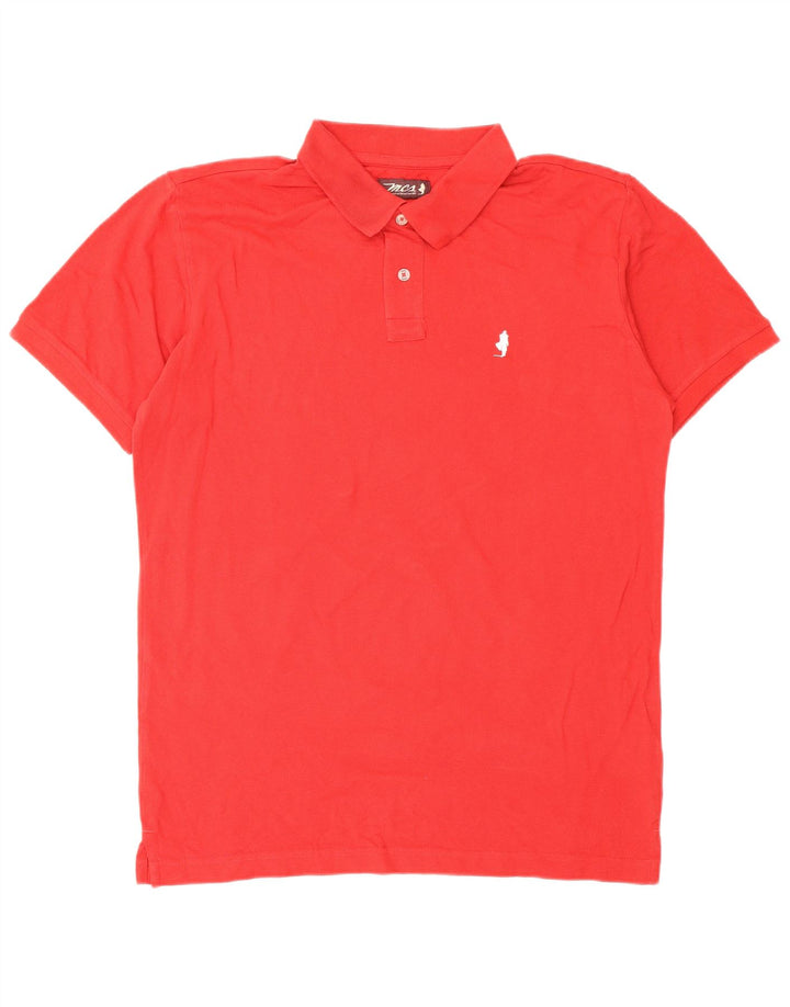 Marlboro Classics Mens Polo Shirt Large Red Cotton