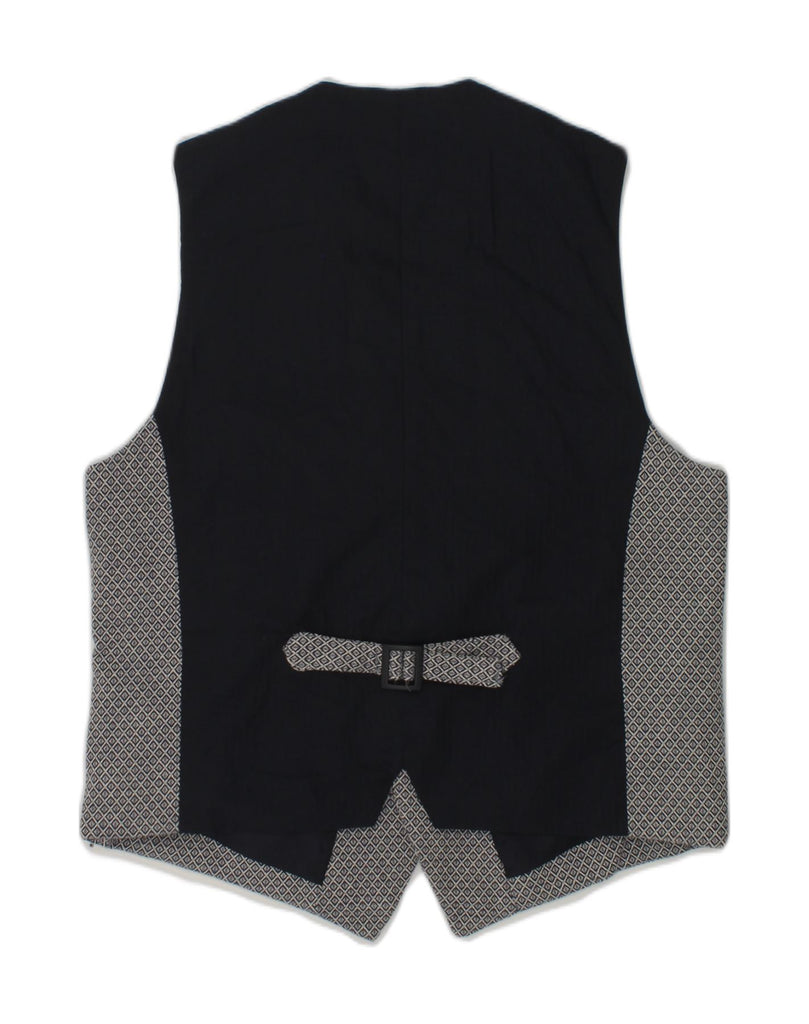 ANTONY MORATO Boys Waistcoat 9-10 Years Navy Blue Colourblock Cotton | Vintage Antony Morato | Thrift | Second-Hand Antony Morato | Used Clothing | Messina Hembry 