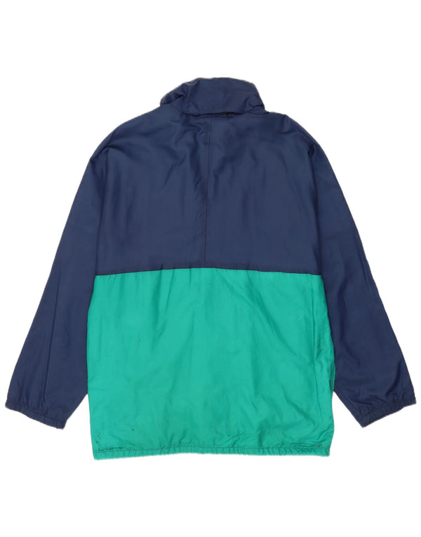 Capt. Cook Mens Hooded Tracksuit Top Jacket Large Blue Colourblock Sports