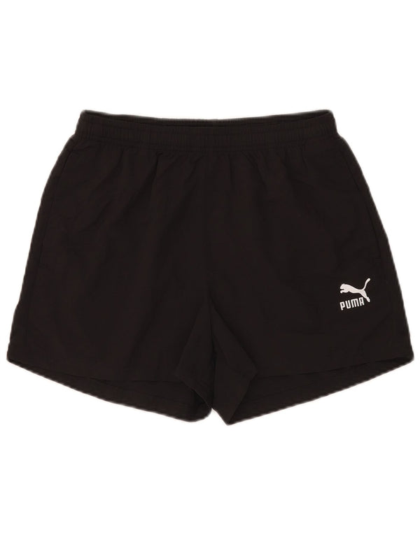 Puma Womens Sport Shorts UK 6 XS  Black Nylon