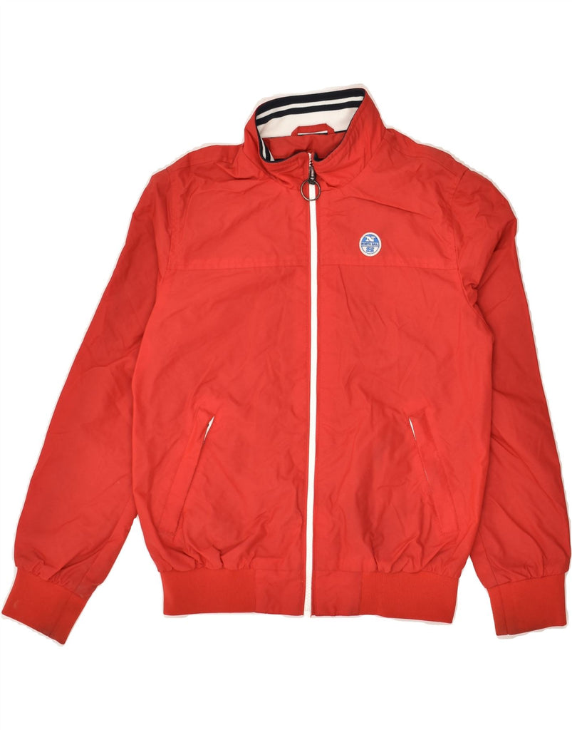 NORTH SAILS Boys Bomber Jacket 9-10 Years Red Polyamide | Vintage North Sails | Thrift | Second-Hand North Sails | Used Clothing | Messina Hembry 