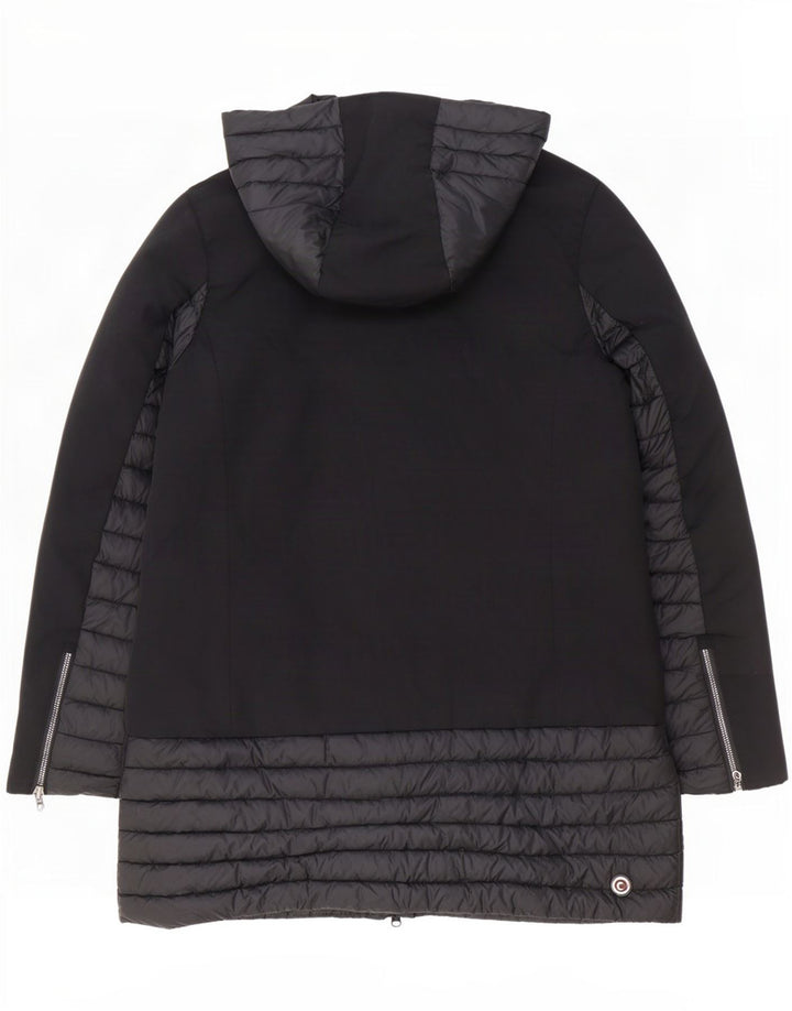 Colmar Womens Hooded Padded Jacket IT 44 Medium Black Polyester