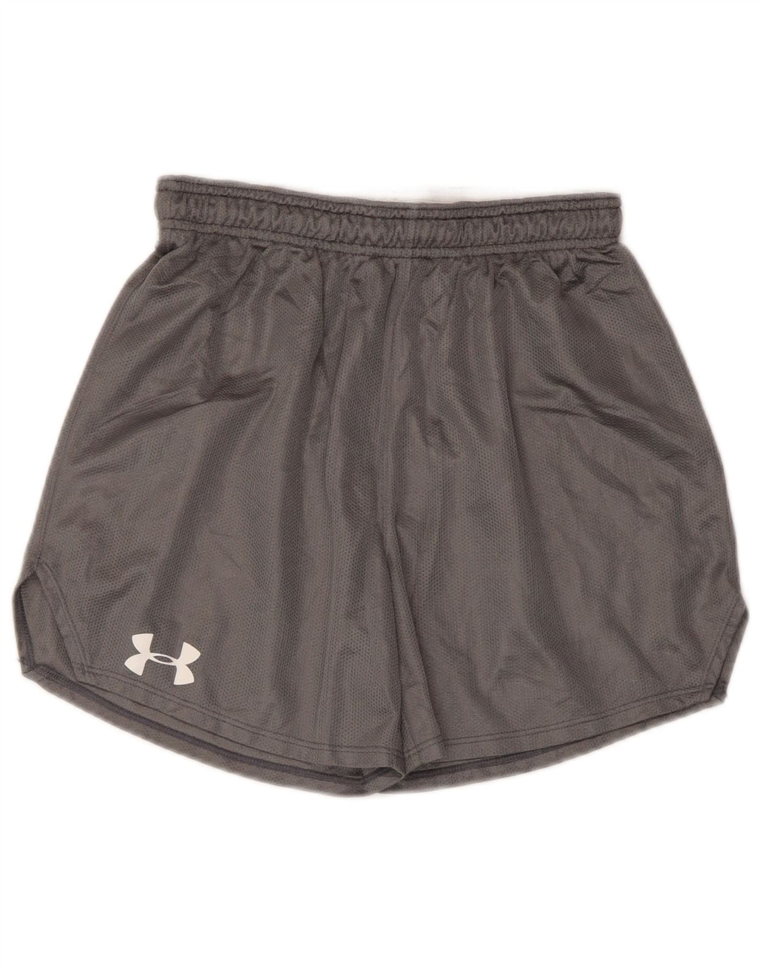 UNDER ARMOUR Womens Sport Shorts UK 10 Small  Grey Polyester
