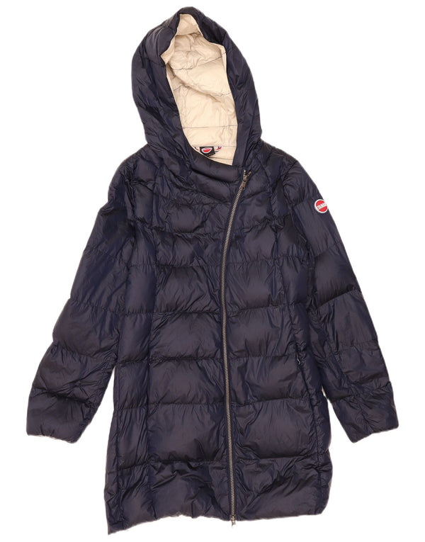 Colmar Girls Hooded Padded Coat 15-16 Years Navy Blue Polyamide