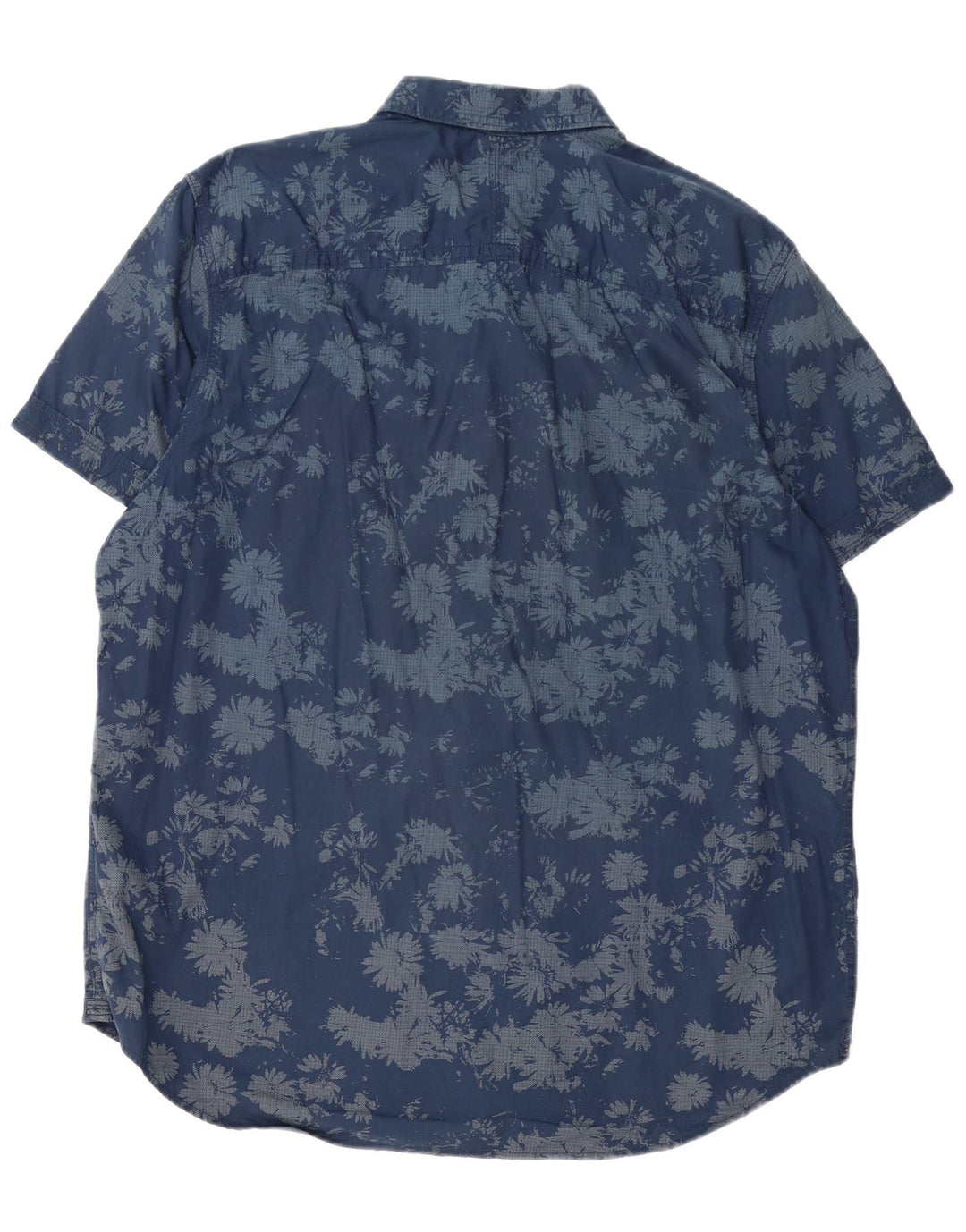 Timberland Mens Earthkeepers Short Sleeve Shirt 2XL Navy Blue Hawaiian