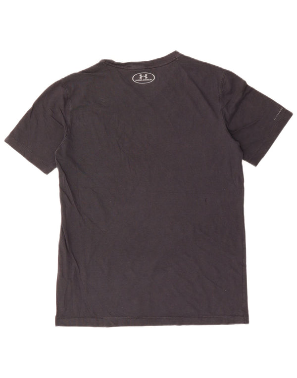 UNDER ARMOUR Mens Heat Gear T-Shirt Top Small Black