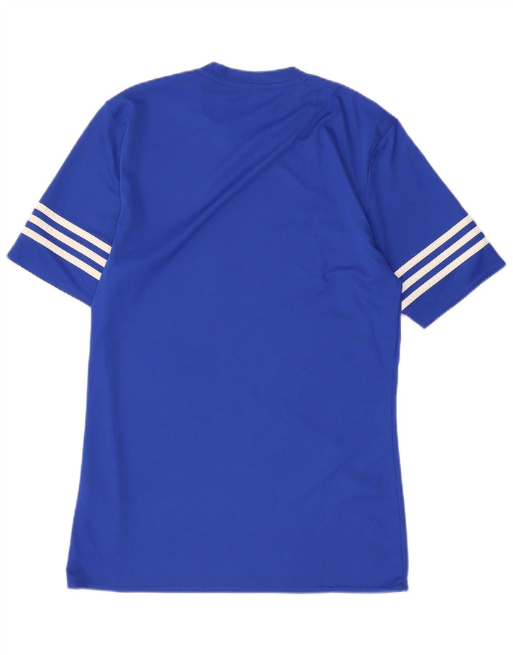 ADIDAS Mens Climalite T-Shirt Top Small Blue Polyester