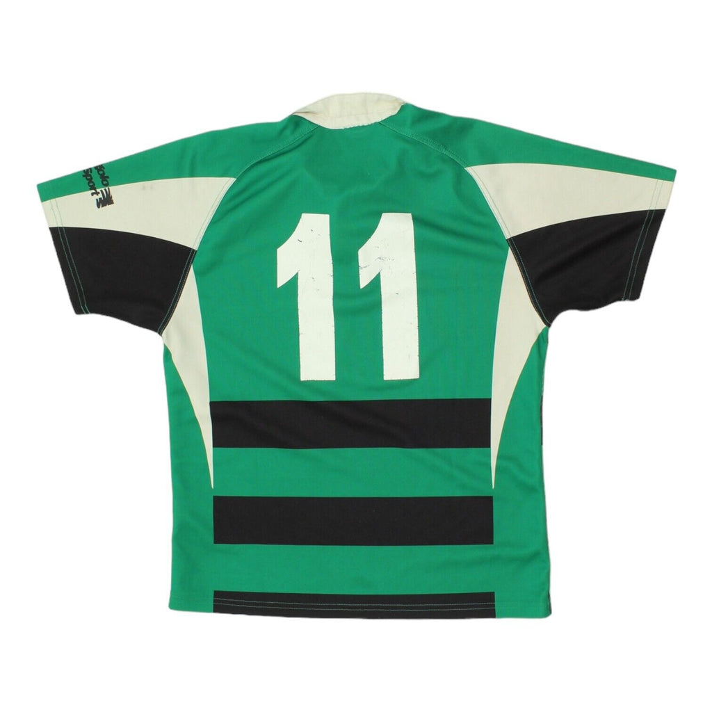 Arvalia Villa Pamphili Rugby Errea Mens Green Jersey | Vintage Sportswear | Vintage Messina Hembry | Thrift | Second-Hand Messina Hembry | Used Clothing | Messina Hembry 