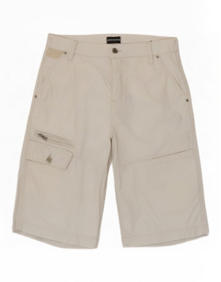 Emporio Armani Mens Cargo Shorts W34 Large Grey