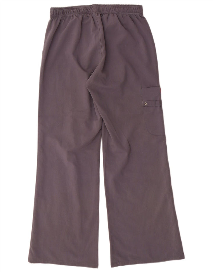 DICKIES Womens Petite Straight Cargo Trousers Small W27 L28 Grey Polyester