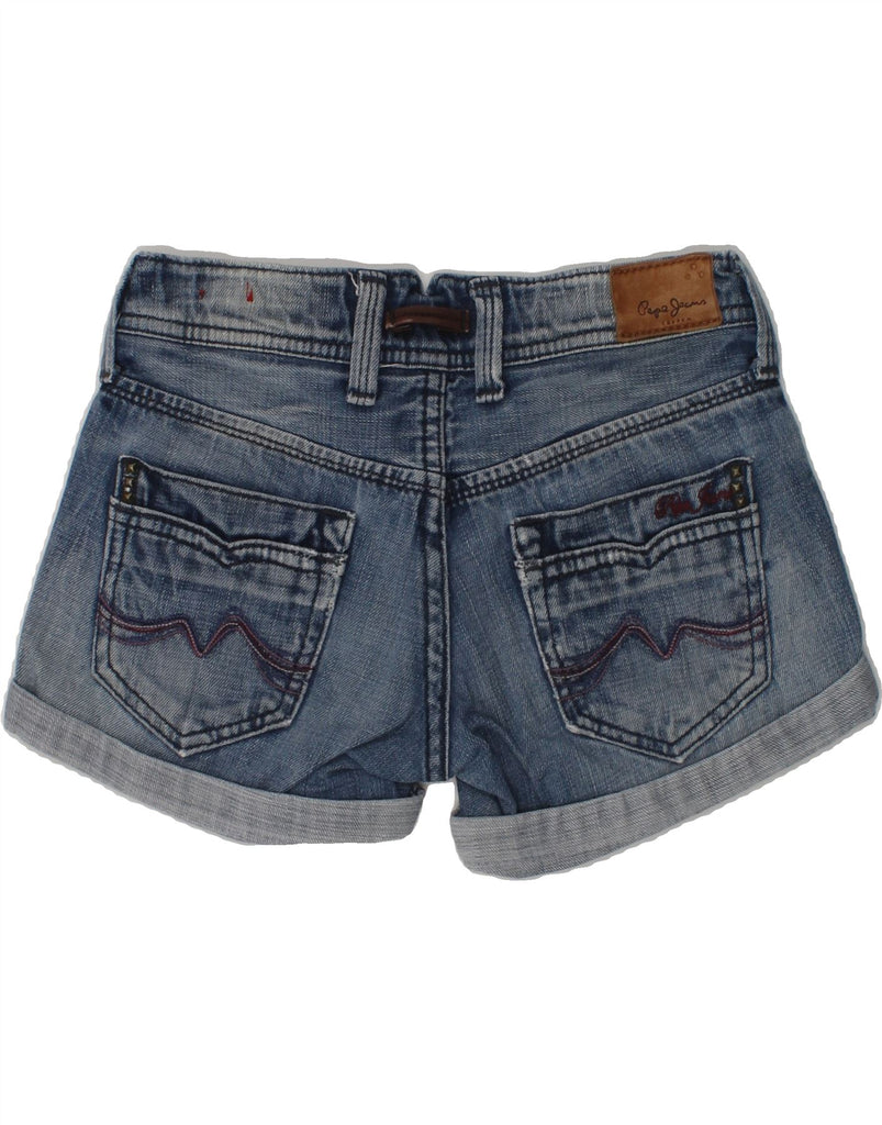 PEPE JEANS Girls Denim Shorts 5-6 Years W22 Blue | Vintage PEPE Jeans | Thrift | Second-Hand PEPE Jeans | Used Clothing | Messina Hembry 