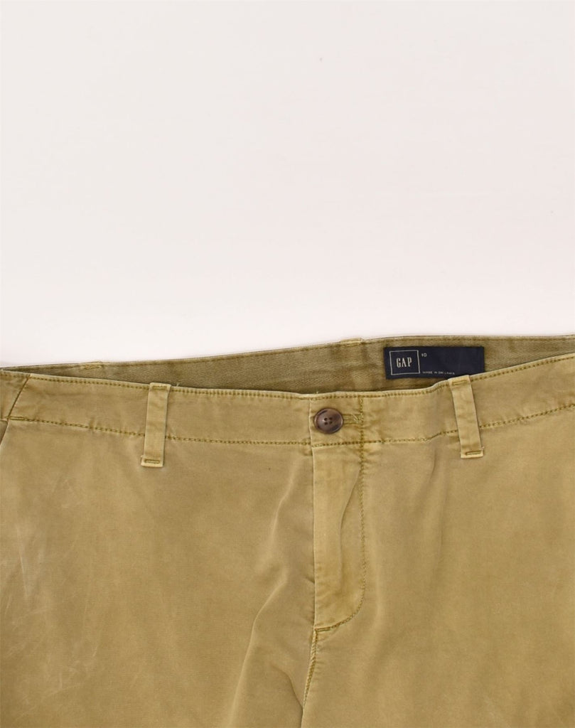 GAP Womens Slim Chino Trousers US 10 Large W32 L28  Khaki Cotton | Vintage Gap | Thrift | Second-Hand Gap | Used Clothing | Messina Hembry 