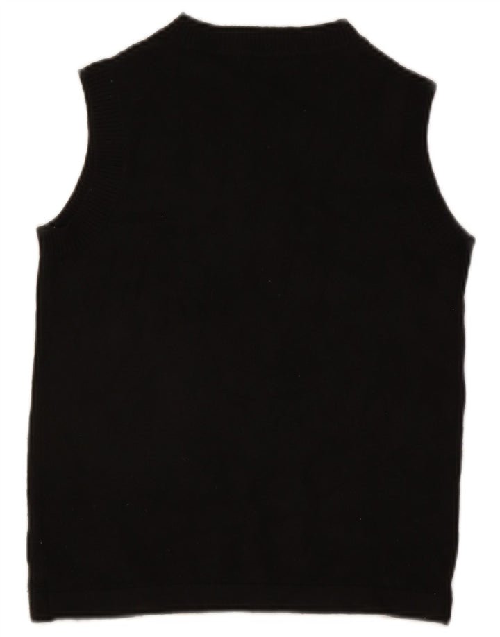 Marks & Spencer Womens Vest Tank Top UK 6 XS Black Polyester