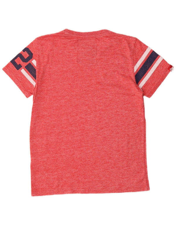 Superdry Mens Graphic T-Shirt Top Medium Red Cotton