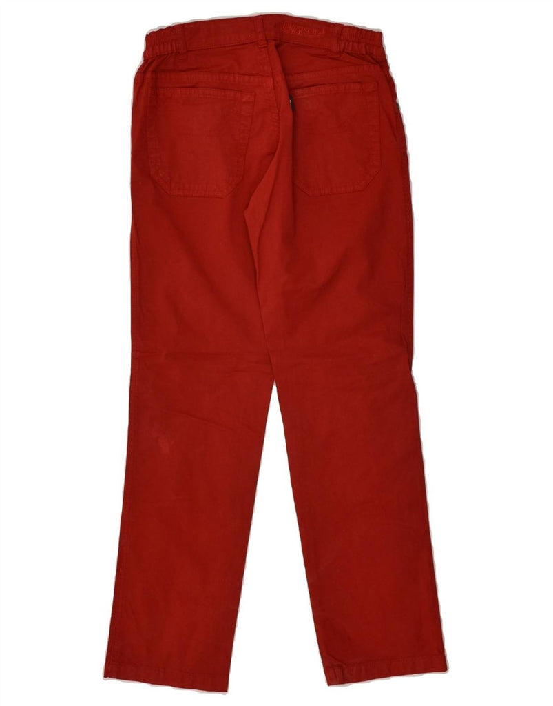 JECKERSON Girls Straight Casual Trousers 9-10 Years W24 L25 Red | Vintage Jeckerson | Thrift | Second-Hand Jeckerson | Used Clothing | Messina Hembry 