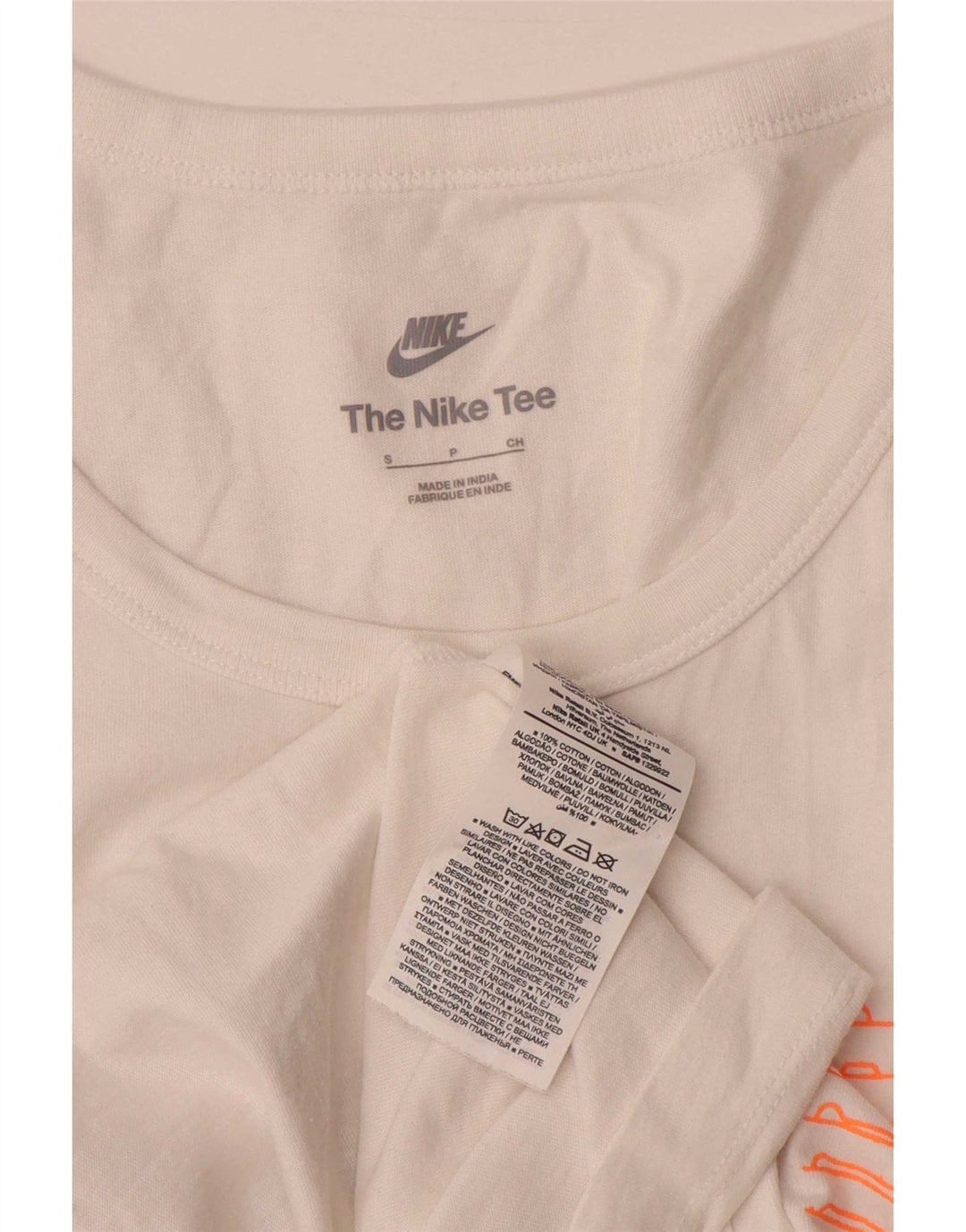 Fila Mens Graphic T-Shirt Top Small White Cotton