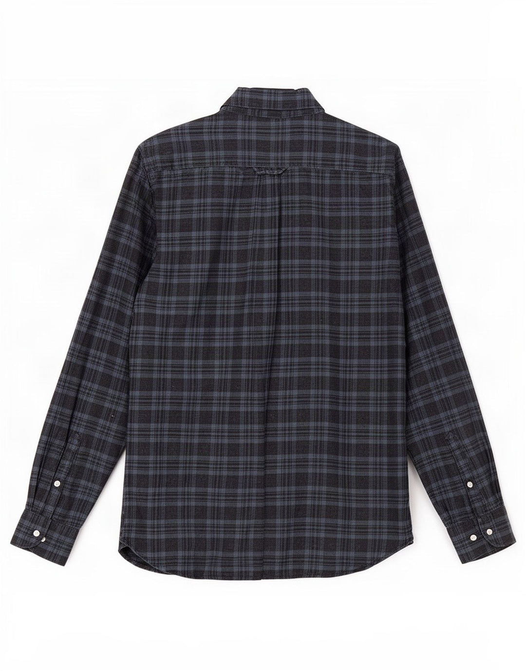 Superdry Mens Flannel Shirt Medium Navy Blue Check Cotton