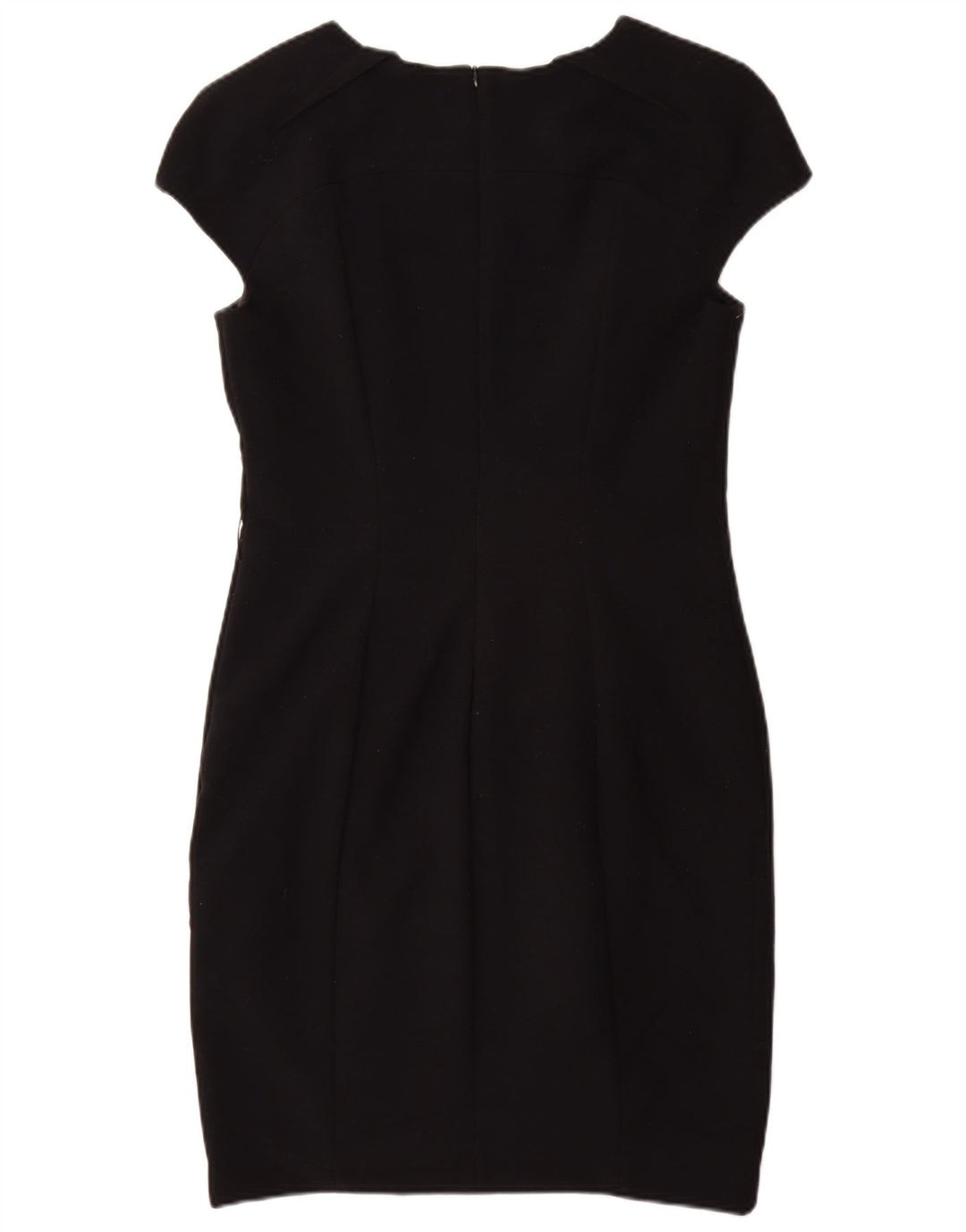 Zara Womens Bodycon Dress UK 18 XL Black Polyester