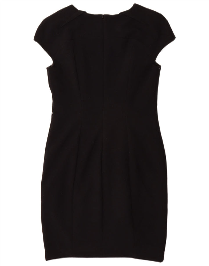 Zara Womens Bodycon Dress UK 18 XL Black Polyester