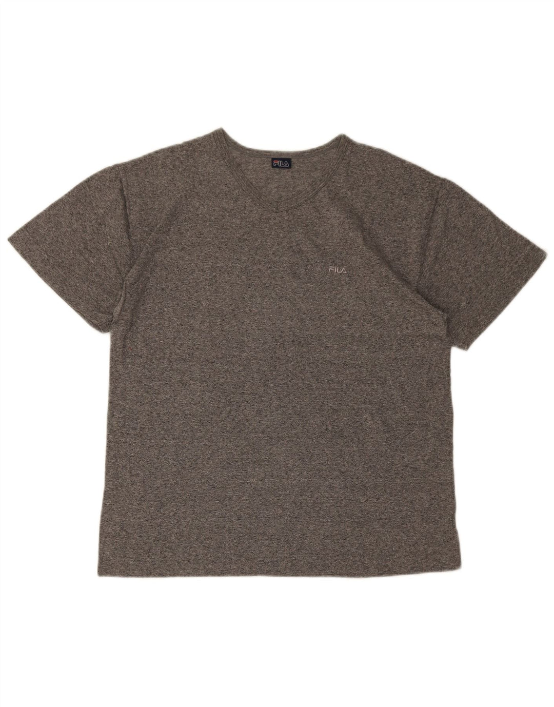 Fila Mens T-Shirt Top Medium Grey Flecked