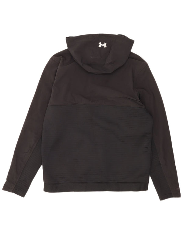 Under Armour Mens Zip Hoodie Sweater Medium Black