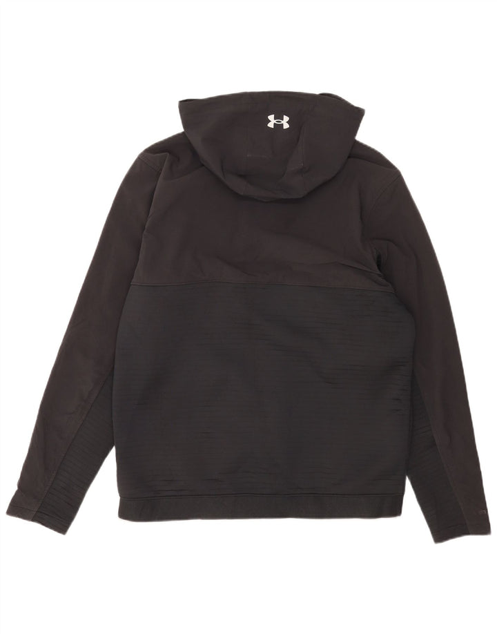 Under Armour Mens Zip Hoodie Sweater Medium Black