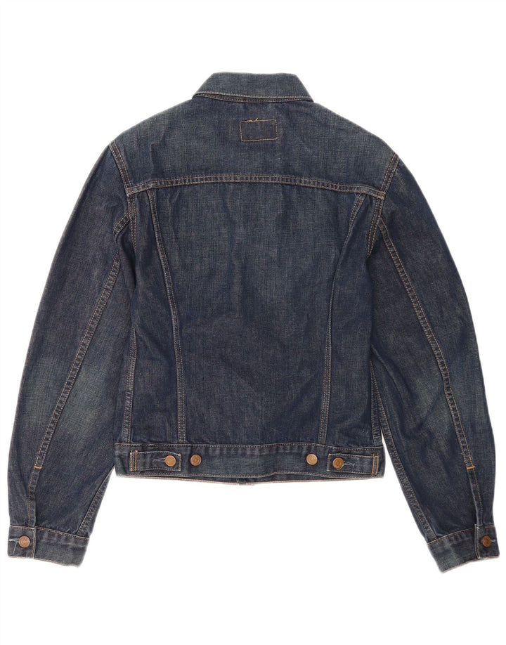 Levi's Womens Denim Jacket UK 12 Medium Blue Cotton
