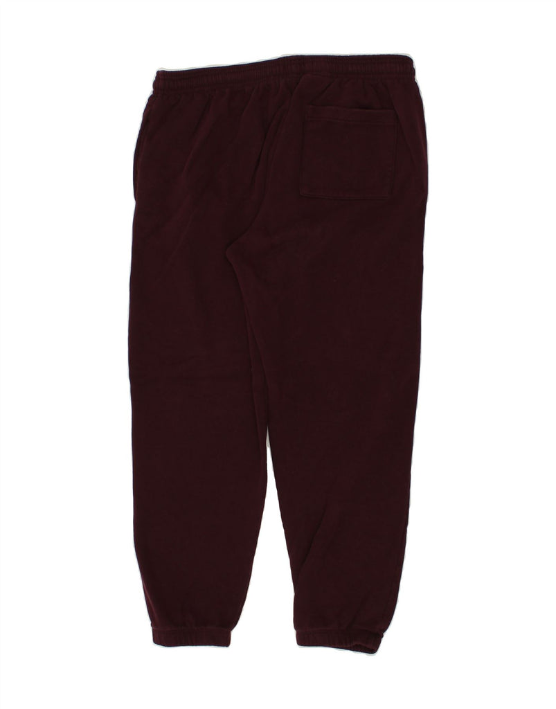 GAP Mens Tracksuit Trousers Joggers Medium Burgundy Cotton | Vintage Gap | Thrift | Second-Hand Gap | Used Clothing | Messina Hembry 