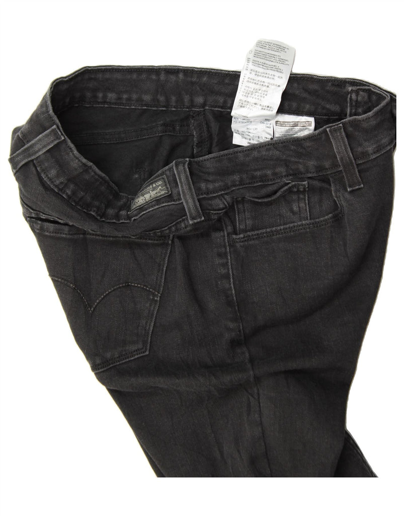 LEVI'S Womens Skinny Jeans W31 L30 Black Cotton Vintage Levi's and Second-Hand Levi's from Messina Hembry 