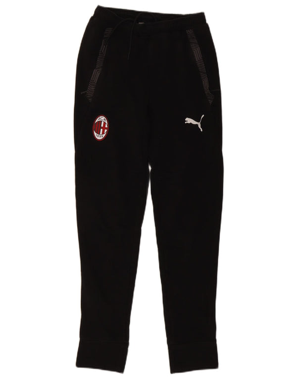PUMA Womens AC Milan Tracksuit Trousers Joggers UK 4 XS  Black Geometric