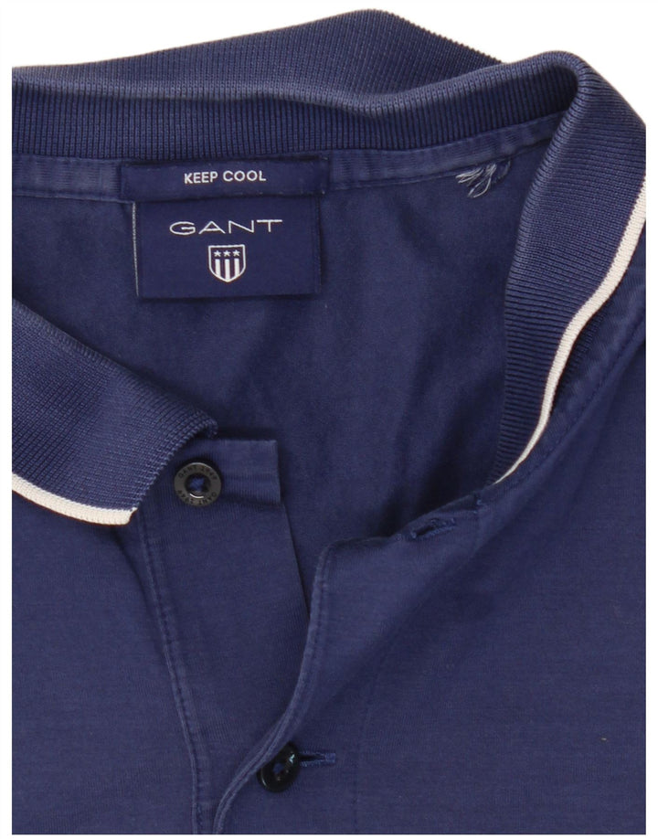 Gant Mens Polo Shirt Medium Navy Blue