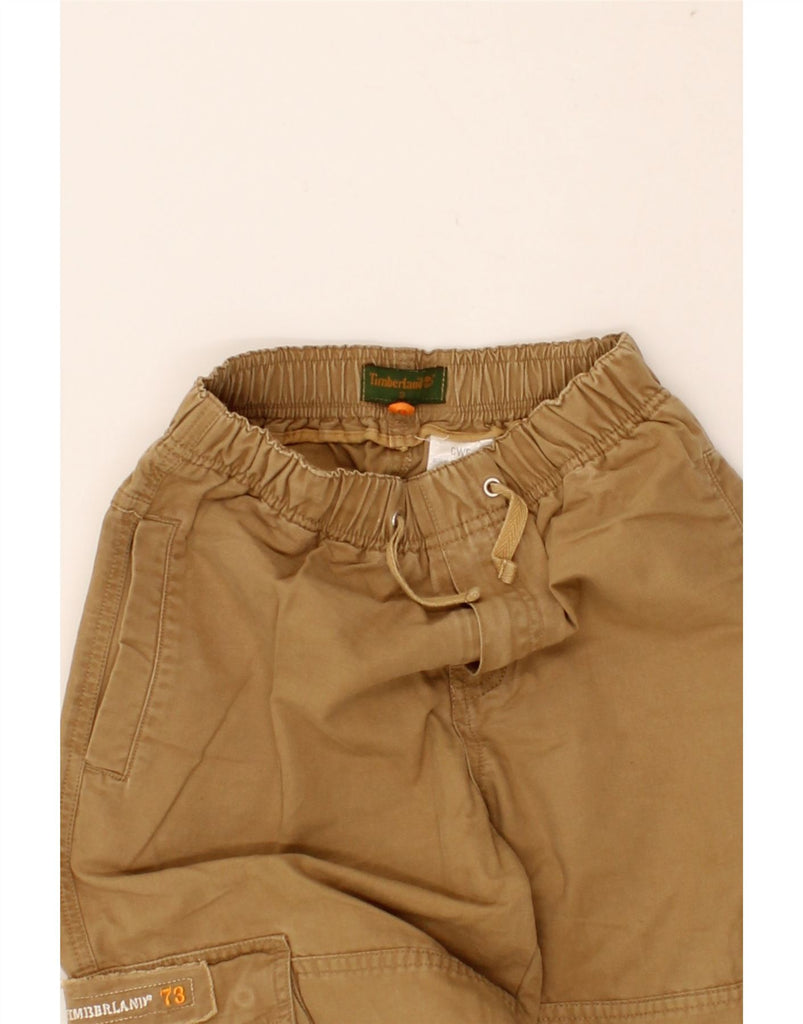 TIMBERLAND Boys Straight Cargo Trousers 7-8 Years W22 L22 Brown Cotton | Vintage Timberland | Thrift | Second-Hand Timberland | Used Clothing | Messina Hembry 