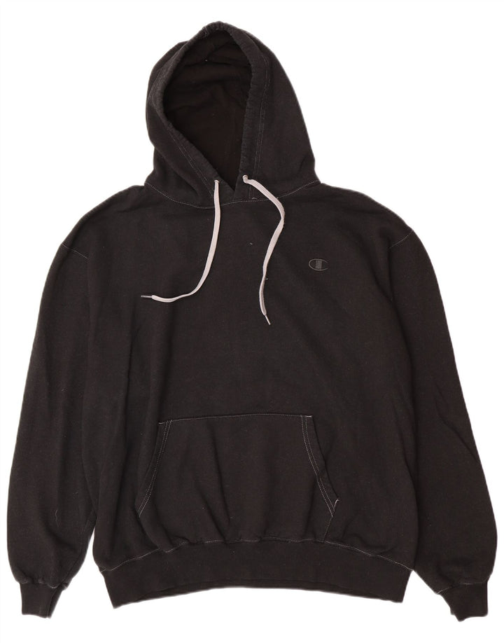 Champion Mens Hoodie Jumper XL Black